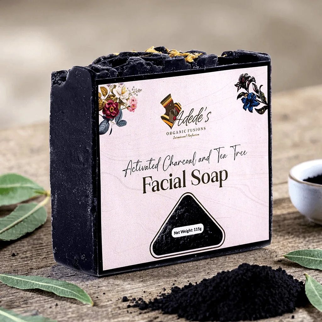 Activated Charcoal & Tea Tree Facial Soap - Image 1